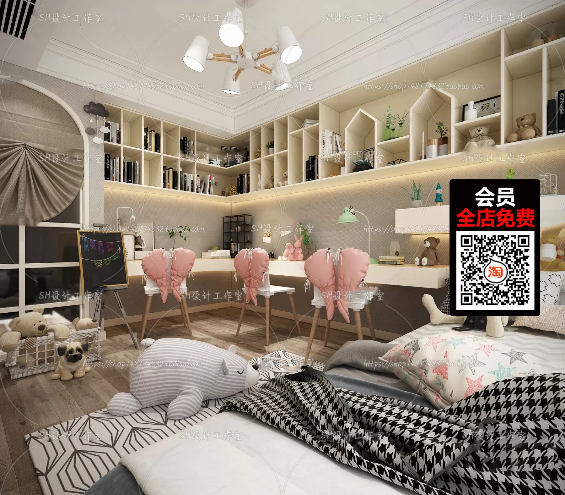 CHILDROOM – 3D SCENES – VRAY – 044 CHILDROOM – 3D SCENES – VRAY – 044