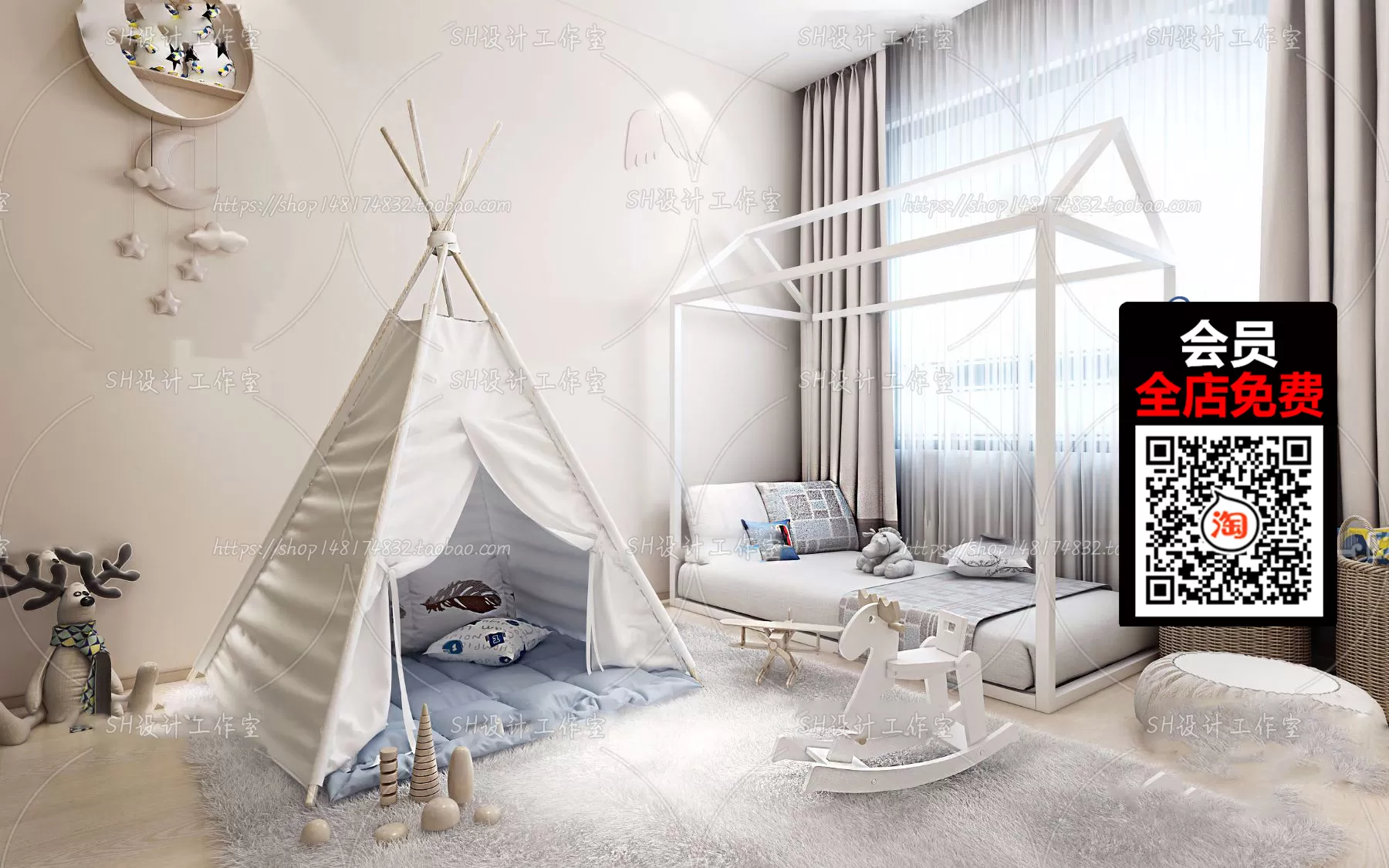 CHILDROOM – 3D SCENES – VRAY – 045 CHILDROOM – 3D SCENES – VRAY – 045