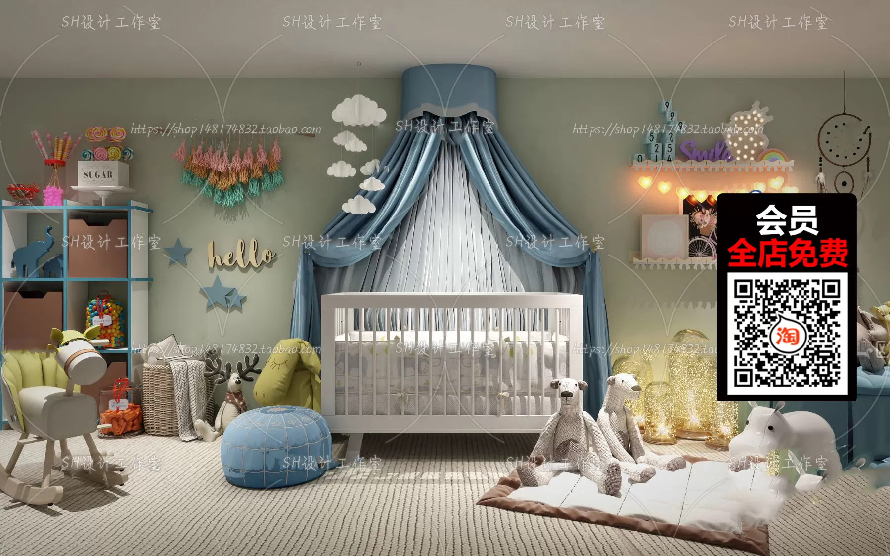 CHILDROOM – 3D SCENES – VRAY – 050 CHILDROOM – 3D SCENES – VRAY – 050