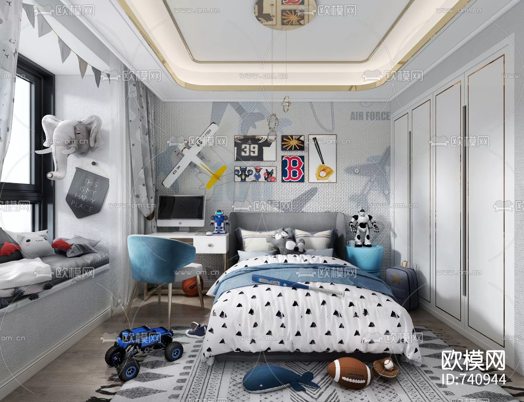 CHILDROOM – 3D SCENES – VRAY – 057 CHILDROOM – 3D SCENES – VRAY – 057