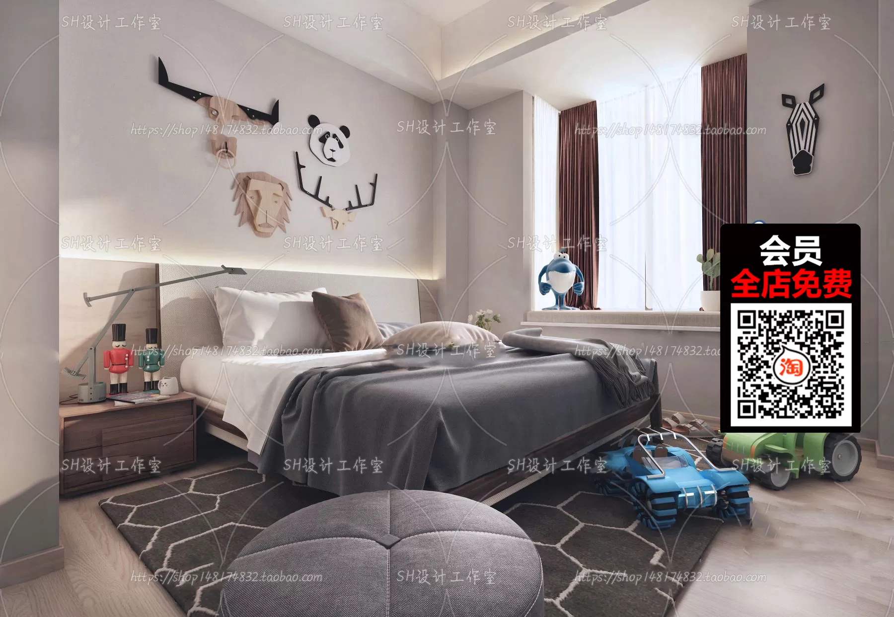 CHILDROOM – 3D SCENES – VRAY – 060 CHILDROOM – 3D SCENES – VRAY – 060