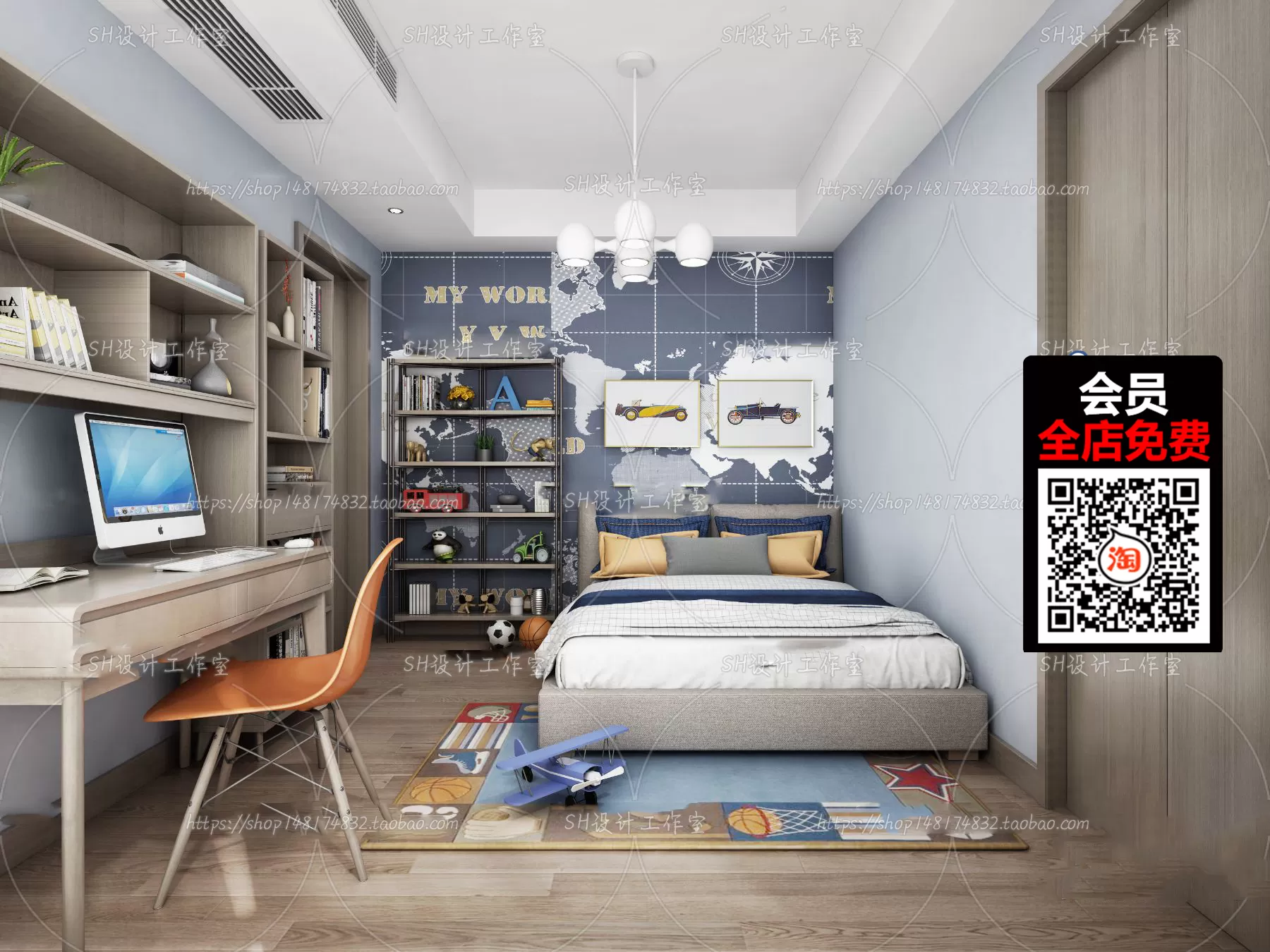 CHILDROOM – 3D SCENES – VRAY – 061 CHILDROOM – 3D SCENES – VRAY – 061