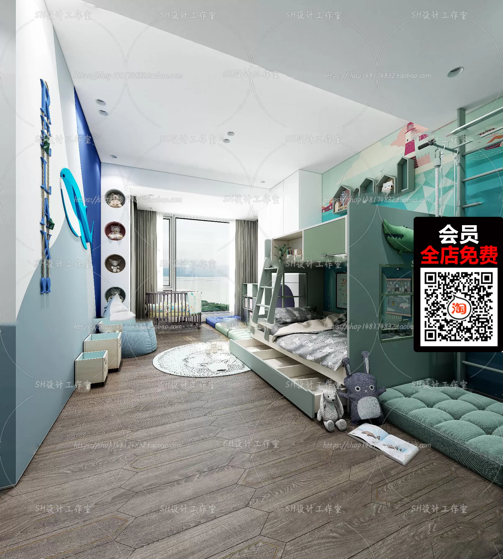 CHILDROOM – 3D SCENES – VRAY – 064 CHILDROOM – 3D SCENES – VRAY – 064