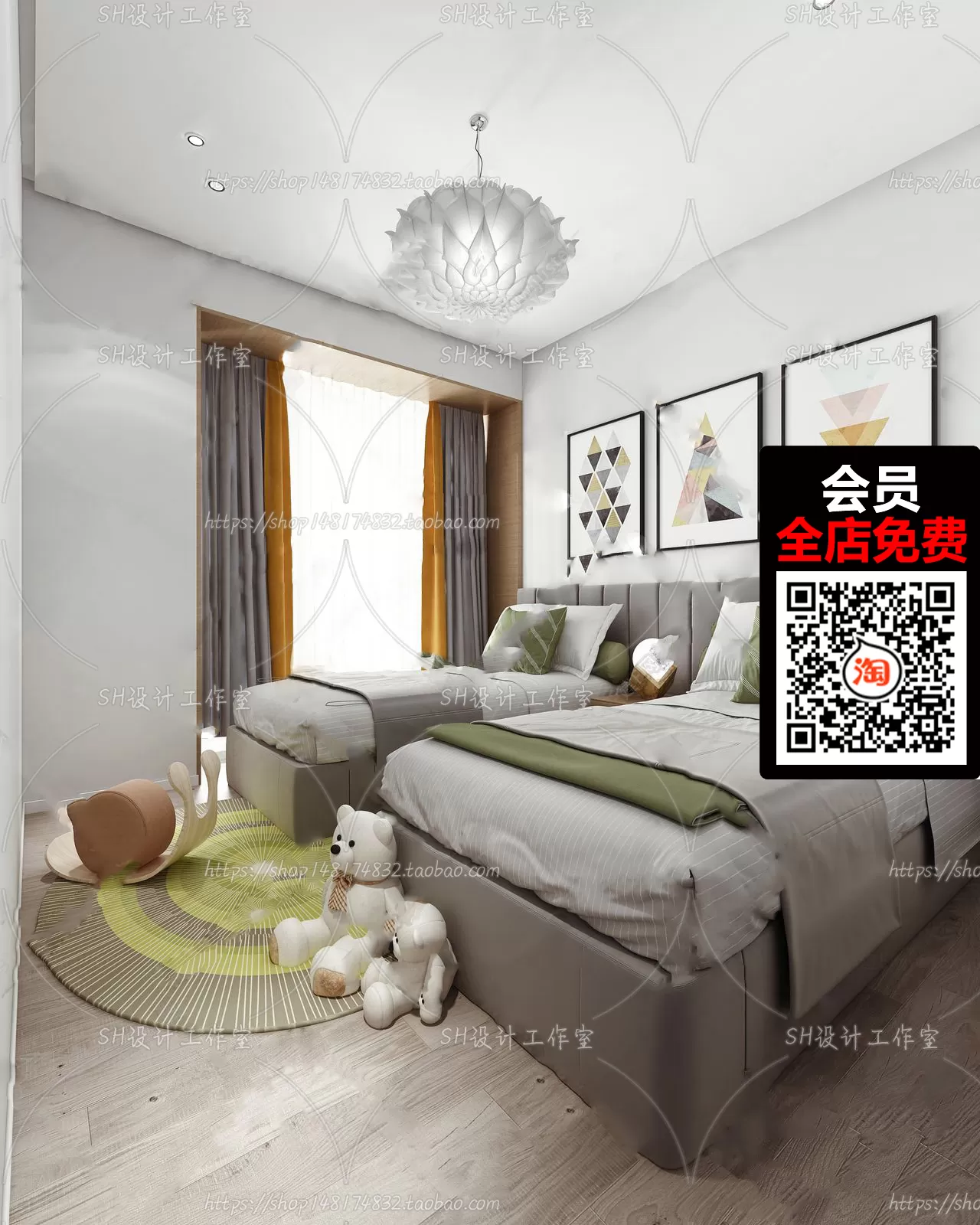 CHILDROOM – 3D SCENES – VRAY – 065 CHILDROOM – 3D SCENES – VRAY – 065