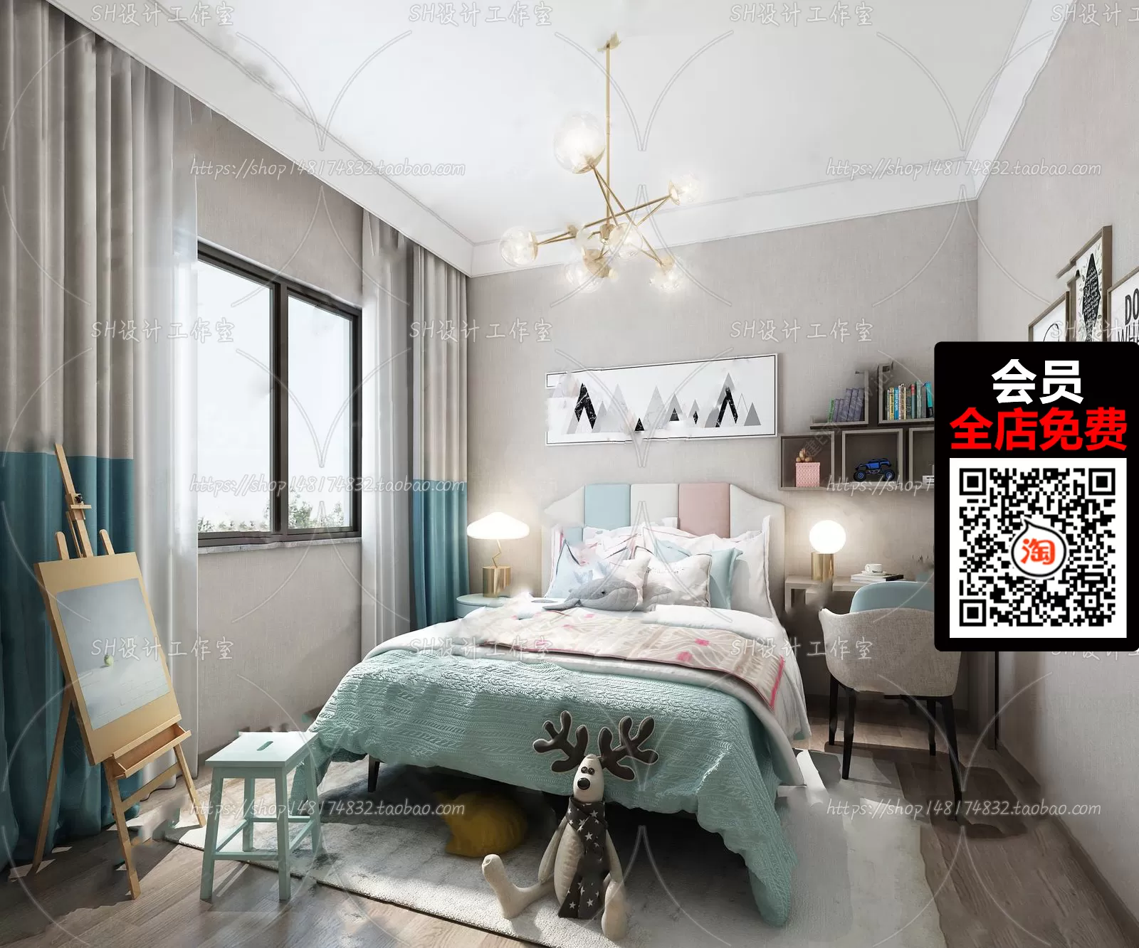 CHILDROOM – 3D SCENES – VRAY – 078 CHILDROOM – 3D SCENES – VRAY – 078