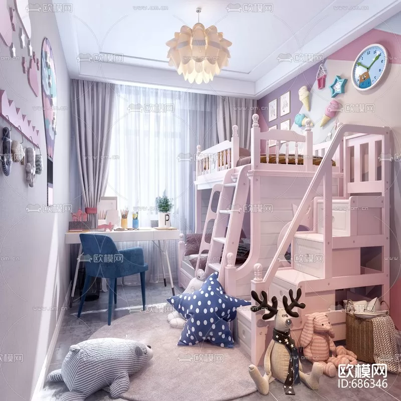 CHILDROOM – 3D SCENES – VRAY – 098 CHILDROOM – 3D SCENES – VRAY – 098