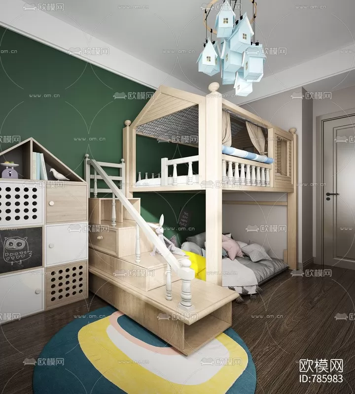 CHILDROOM – 3D SCENES – VRAY – 104 CHILDROOM – 3D SCENES – VRAY – 104