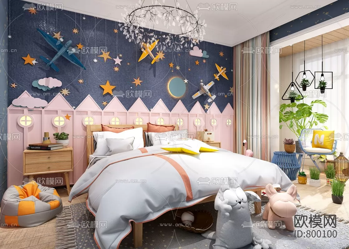 CHILDROOM – 3D SCENES – VRAY – 107 CHILDROOM – 3D SCENES – VRAY – 107