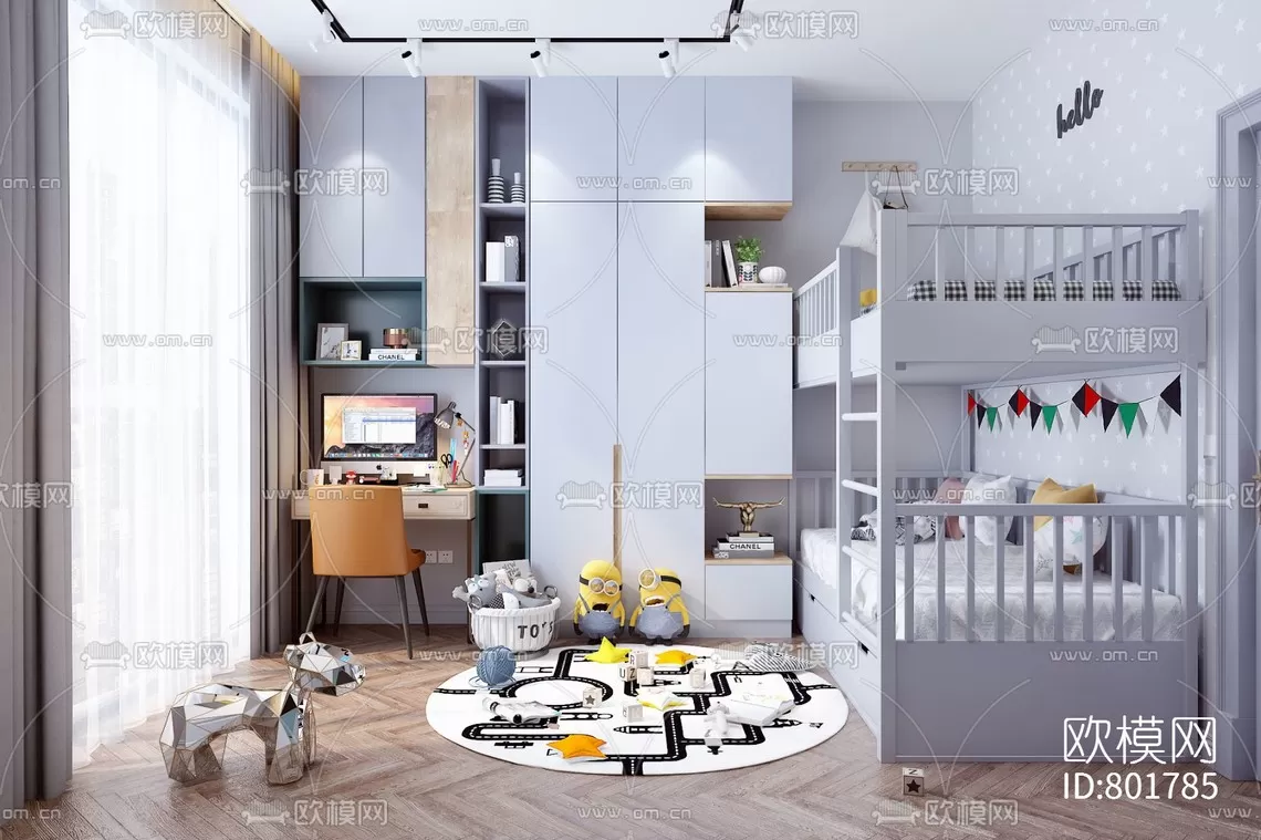 CHILDROOM – 3D SCENES – VRAY – 108 CHILDROOM – 3D SCENES – VRAY – 108