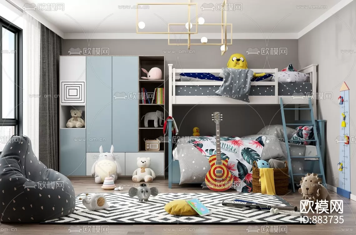 CHILDROOM – 3D SCENES – VRAY – 109 CHILDROOM – 3D SCENES – VRAY – 109