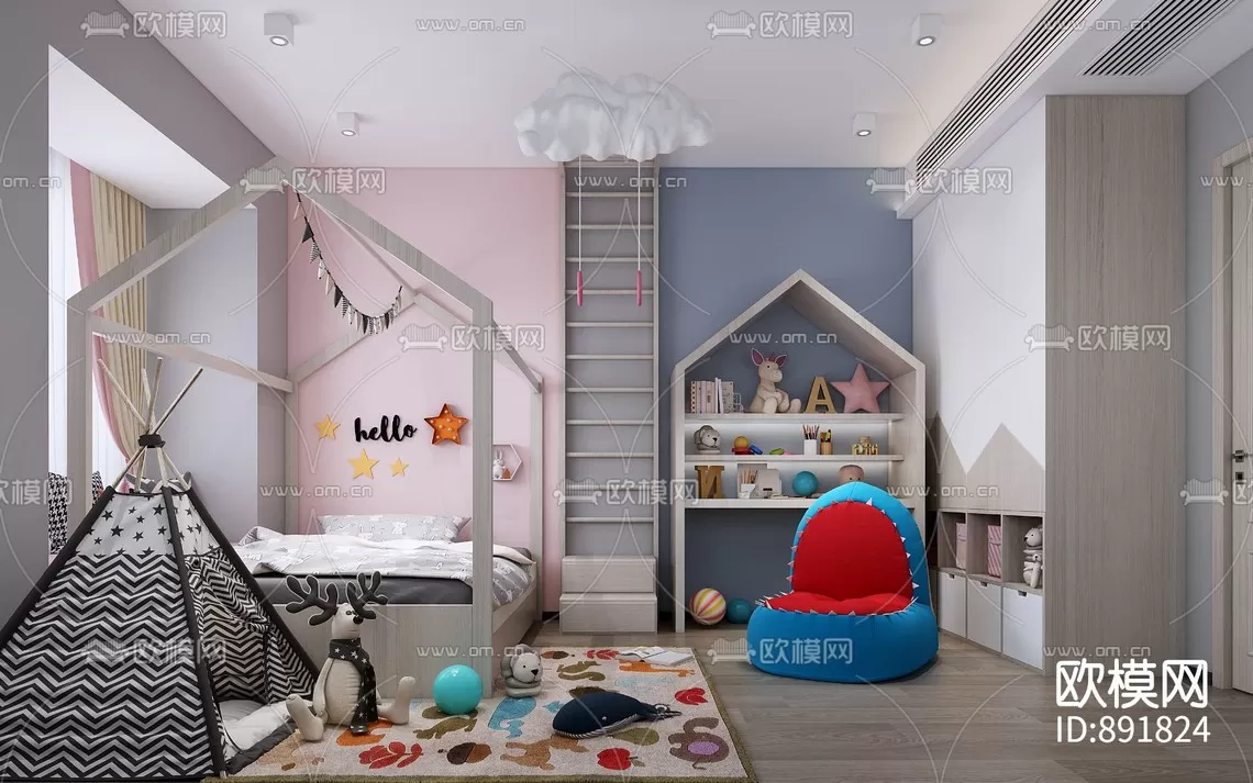 CHILDROOM – 3D SCENES – VRAY – 116 CHILDROOM – 3D SCENES – VRAY – 116