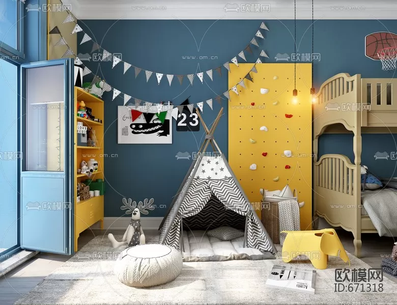 CHILDROOM – 3D SCENES – VRAY – 118 CHILDROOM – 3D SCENES – VRAY – 118