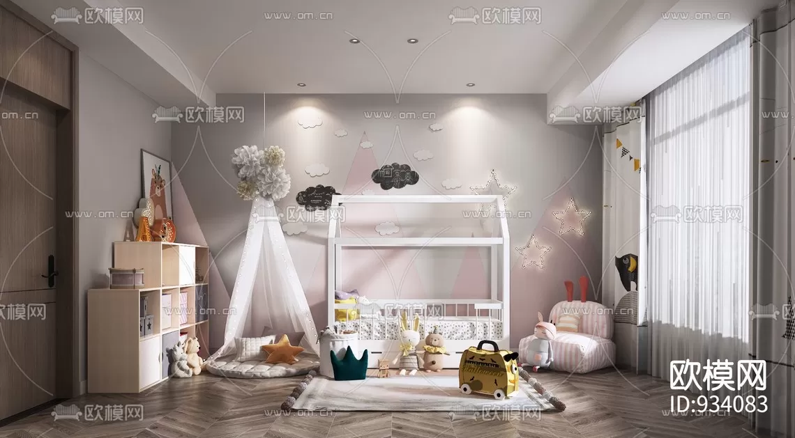 CHILDROOM – 3D SCENES – VRAY – 123