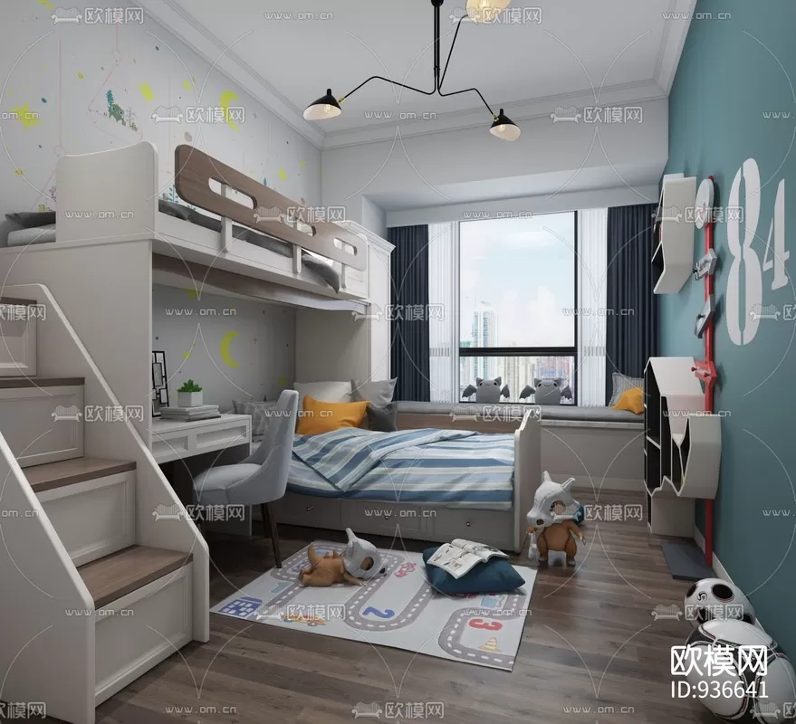 CHILDROOM – 3D SCENES – VRAY – 125