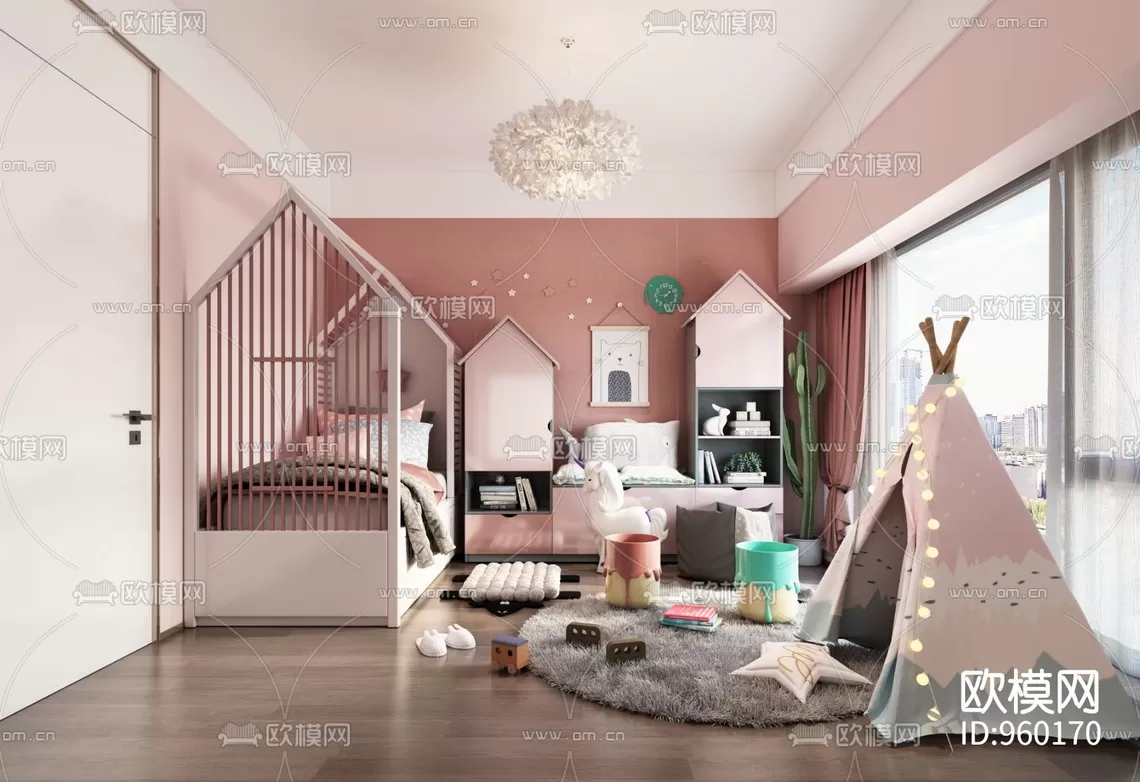 CHILDROOM – 3D SCENES – VRAY – 126