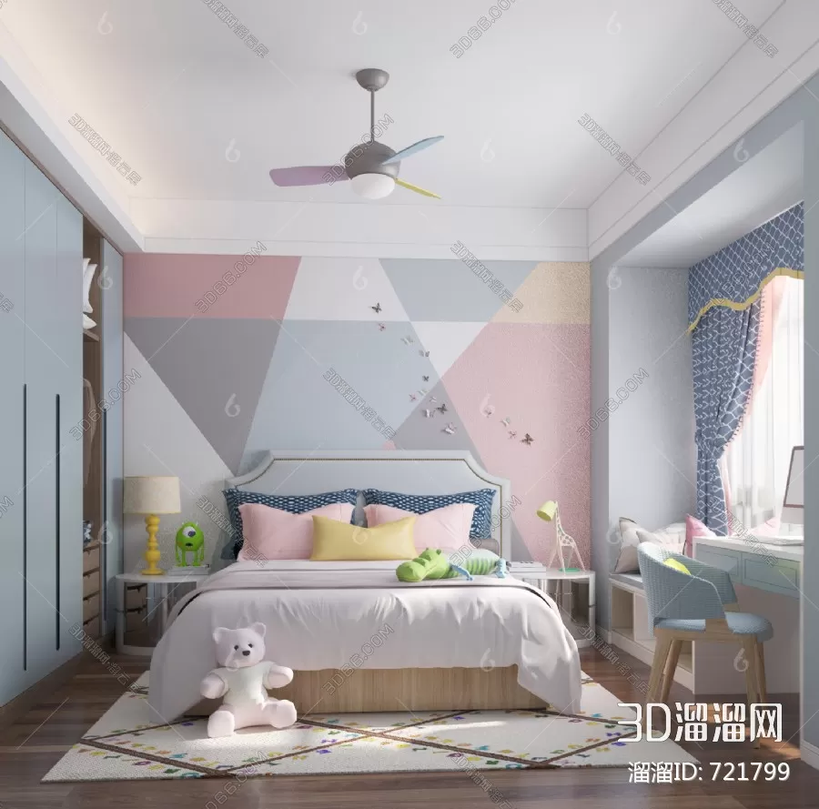 CHILDROOM – 3D SCENES – VRAY – 128