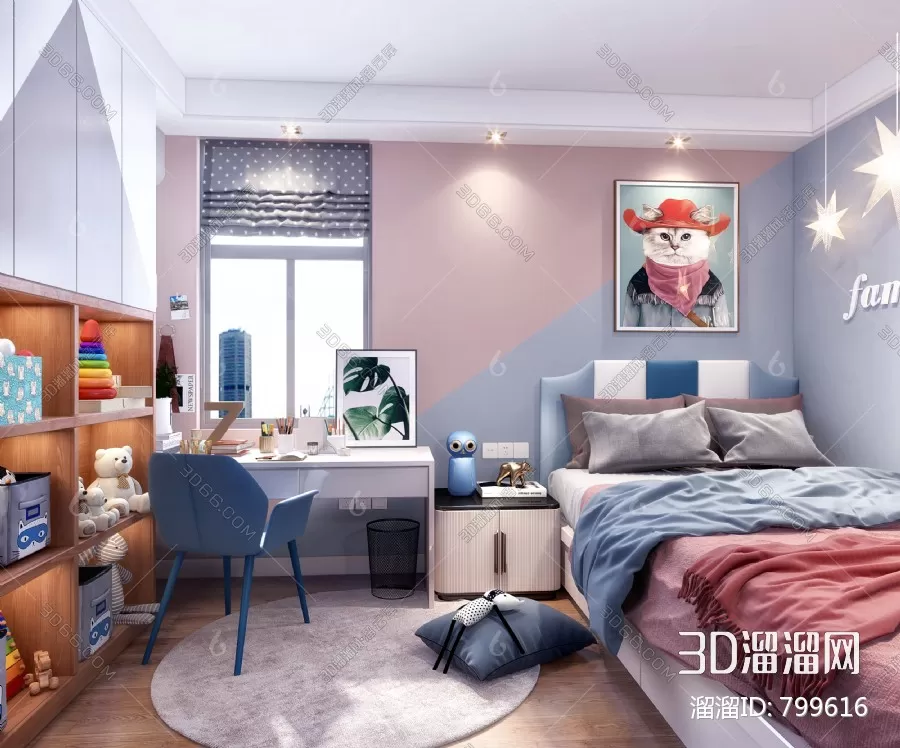 CHILDROOM – 3D SCENES – VRAY – 130