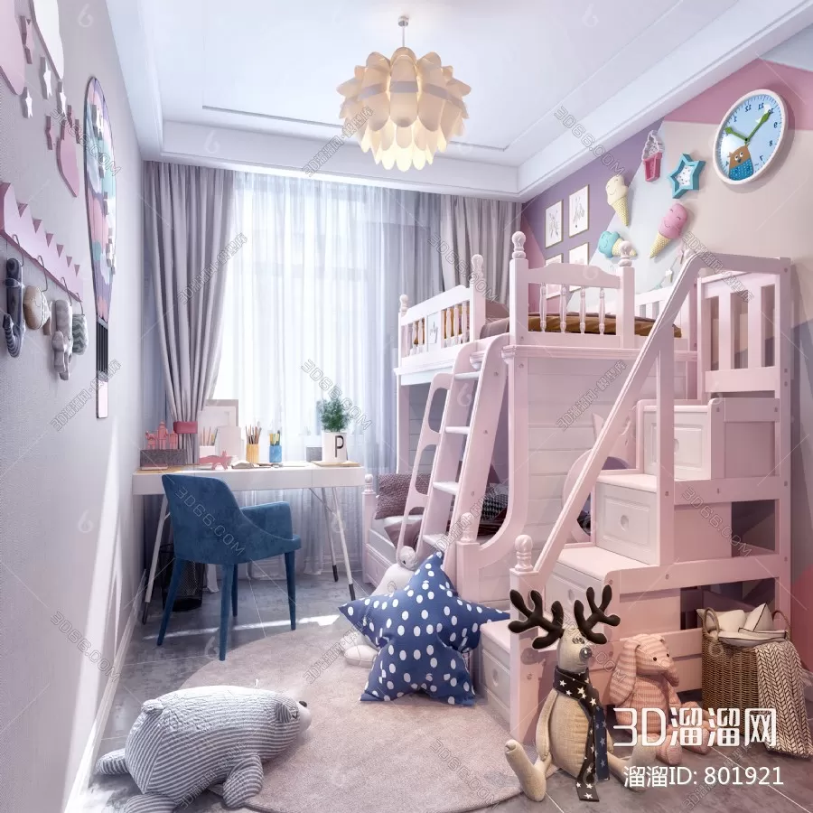CHILDROOM – 3D SCENES – VRAY – 131