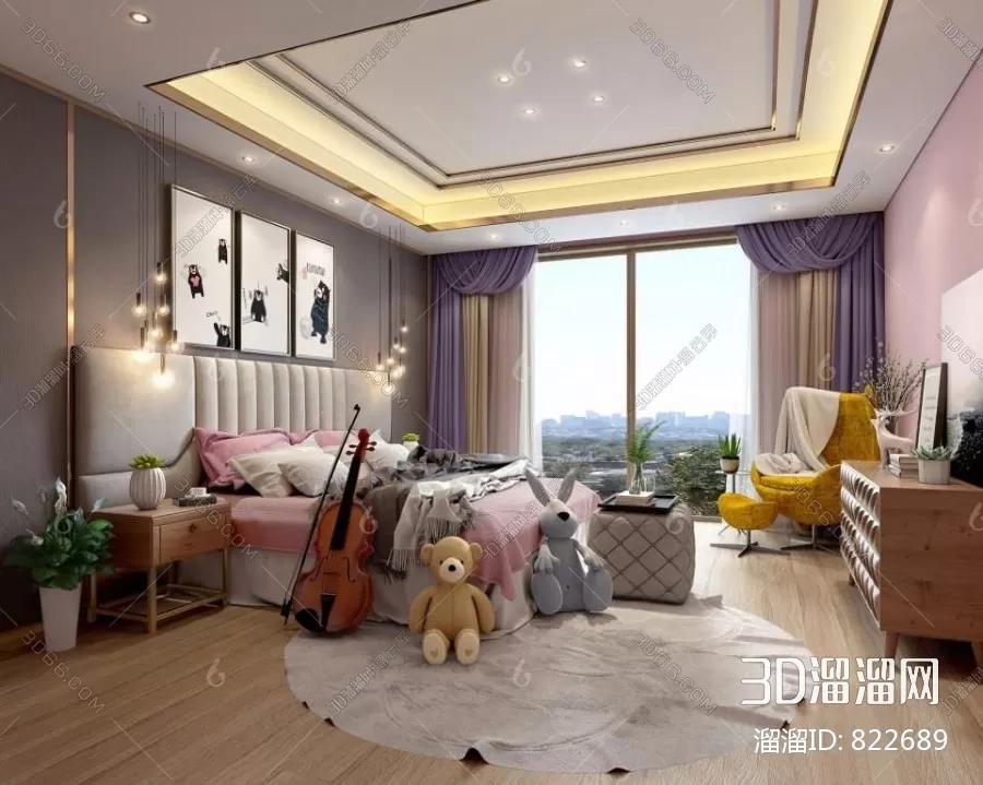 CHILDROOM – 3D SCENES – VRAY – 132