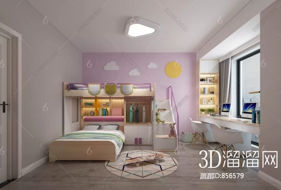 CHILDROOM – 3D SCENES – VRAY – 134
