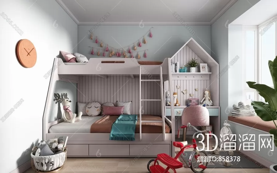 CHILDROOM – 3D SCENES – VRAY – 136