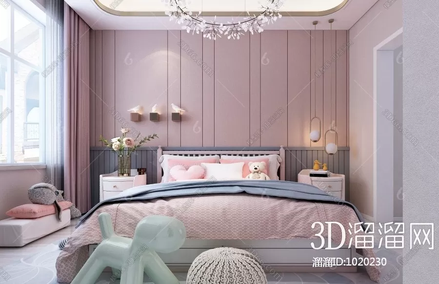 CHILDROOM – 3D SCENES – VRAY – 137