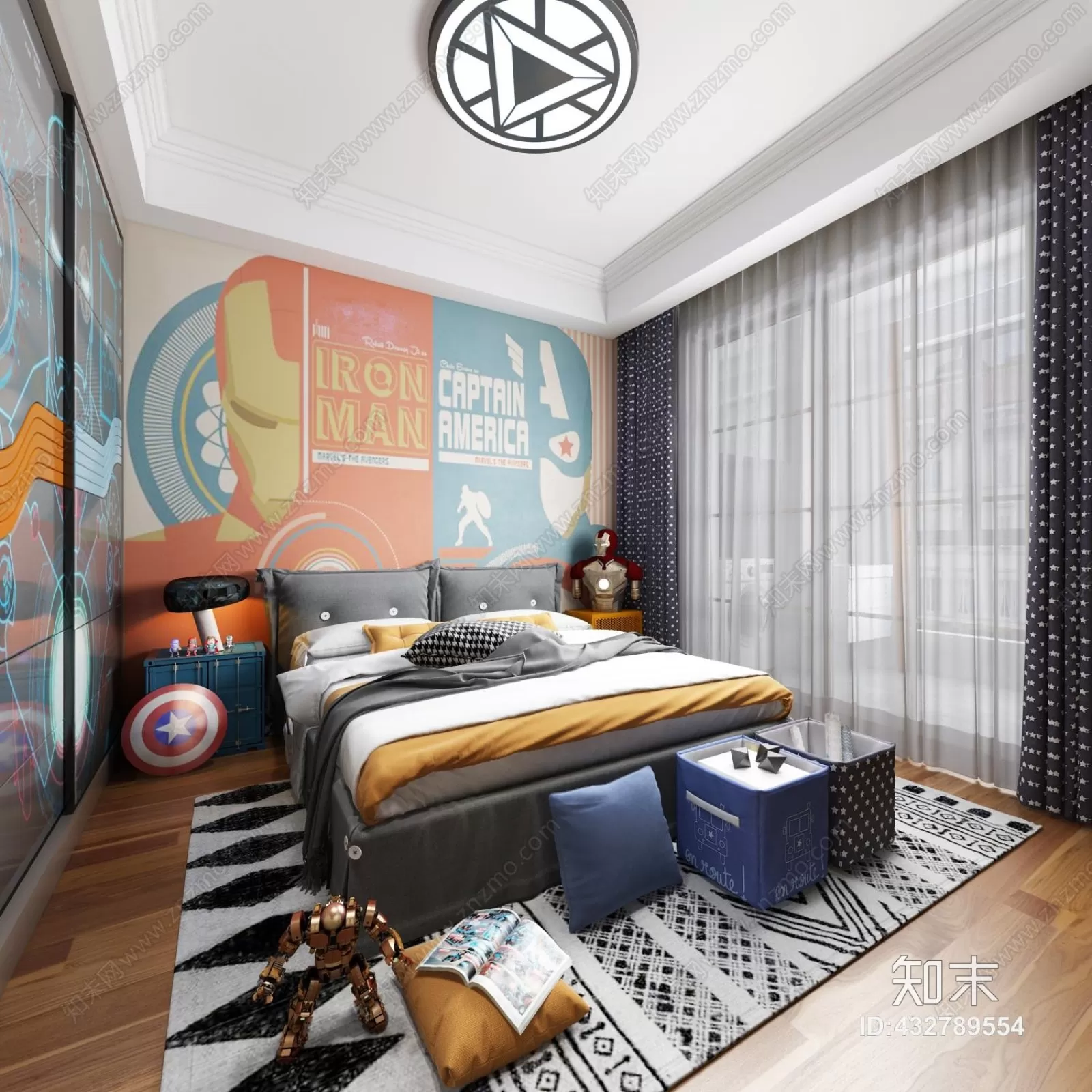 CHILDROOM – 3D SCENES – VRAY – 142