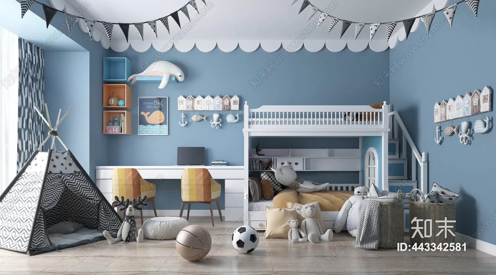 CHILDROOM – 3D SCENES – VRAY – 143