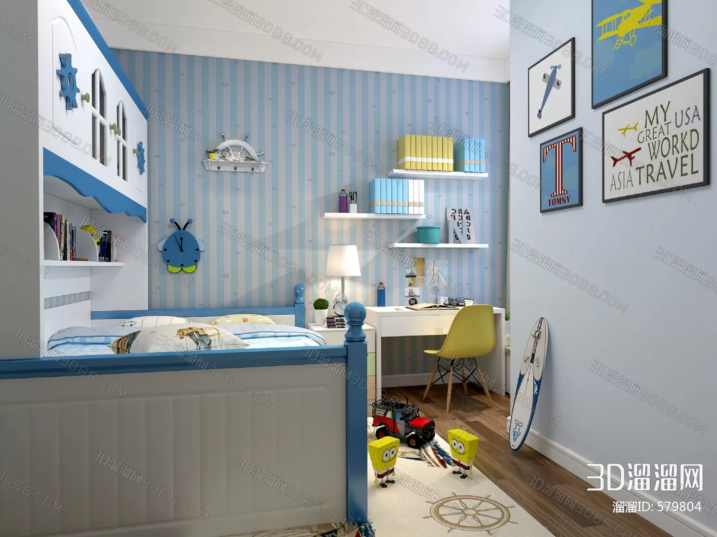 CHILDROOM – 3D SCENES – VRAY – 144