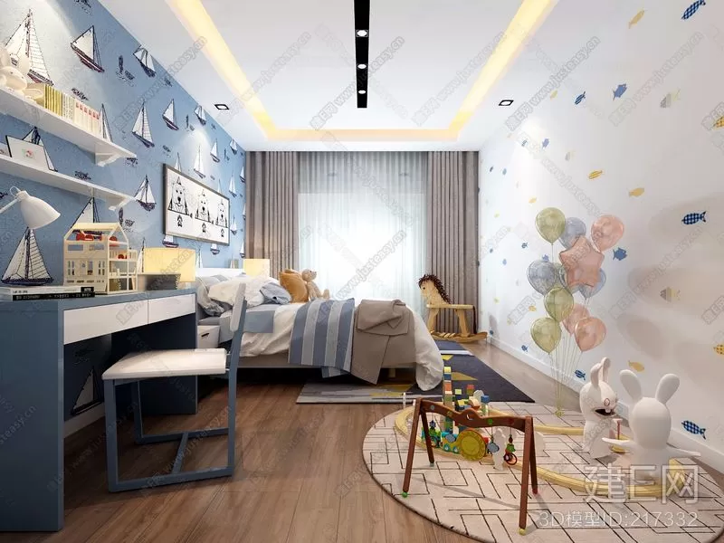 CHILDROOM – 3D SCENES – VRAY – 149