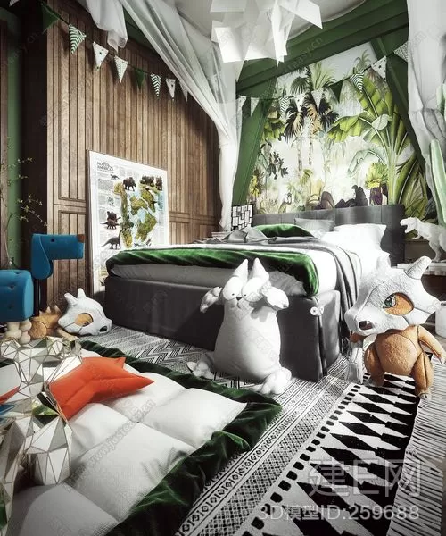 CHILDROOM – 3D SCENES – VRAY – 153