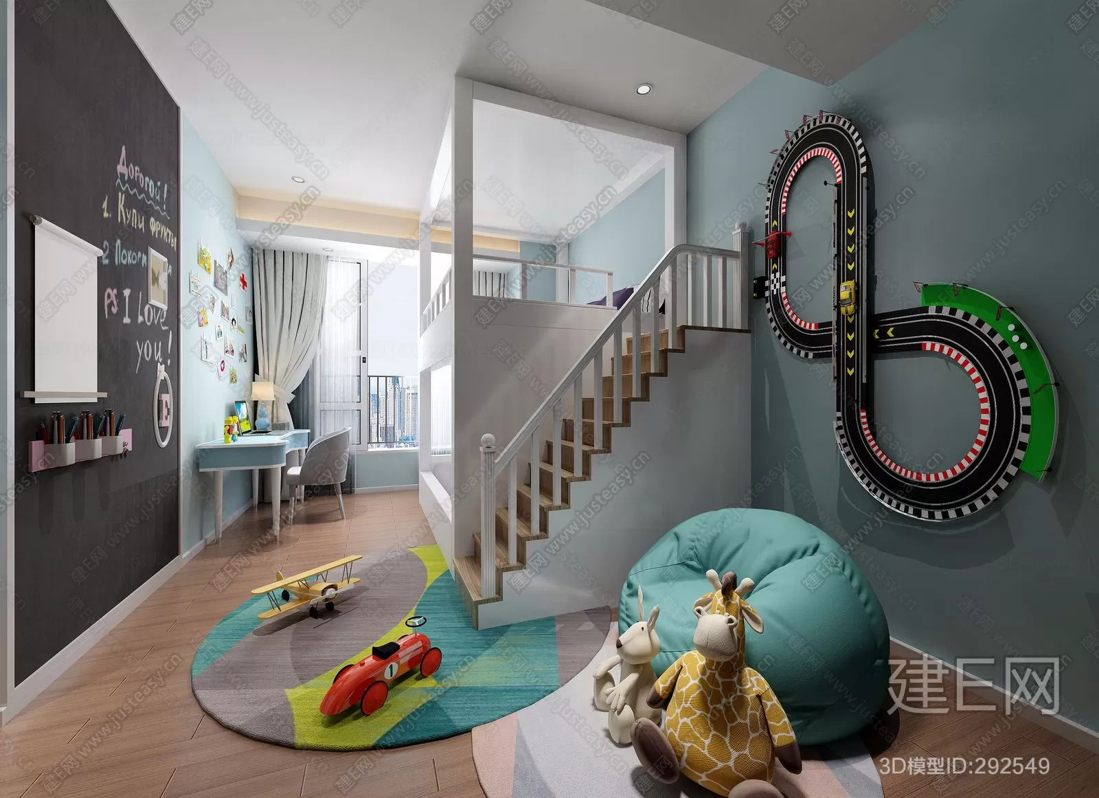 CHILDROOM – 3D SCENES – VRAY – 156