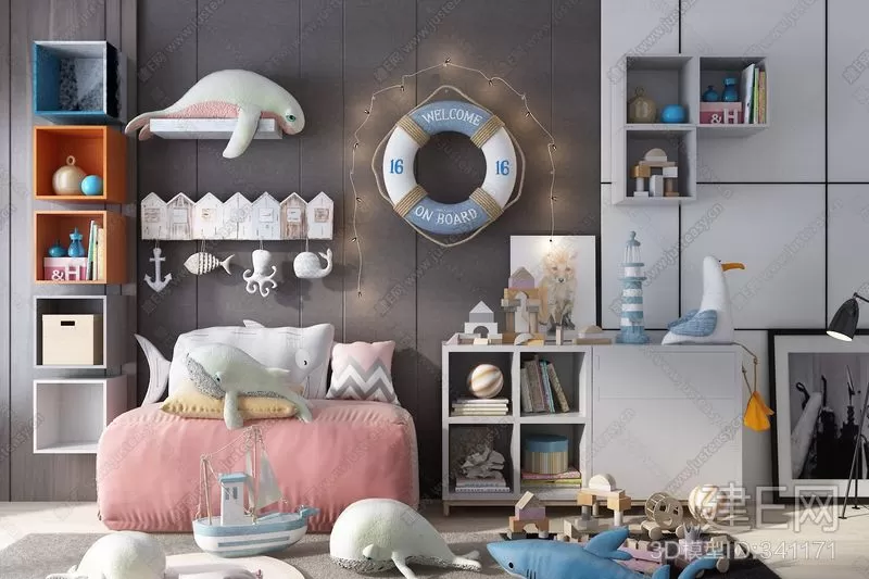 CHILDROOM – 3D SCENES – VRAY – 157