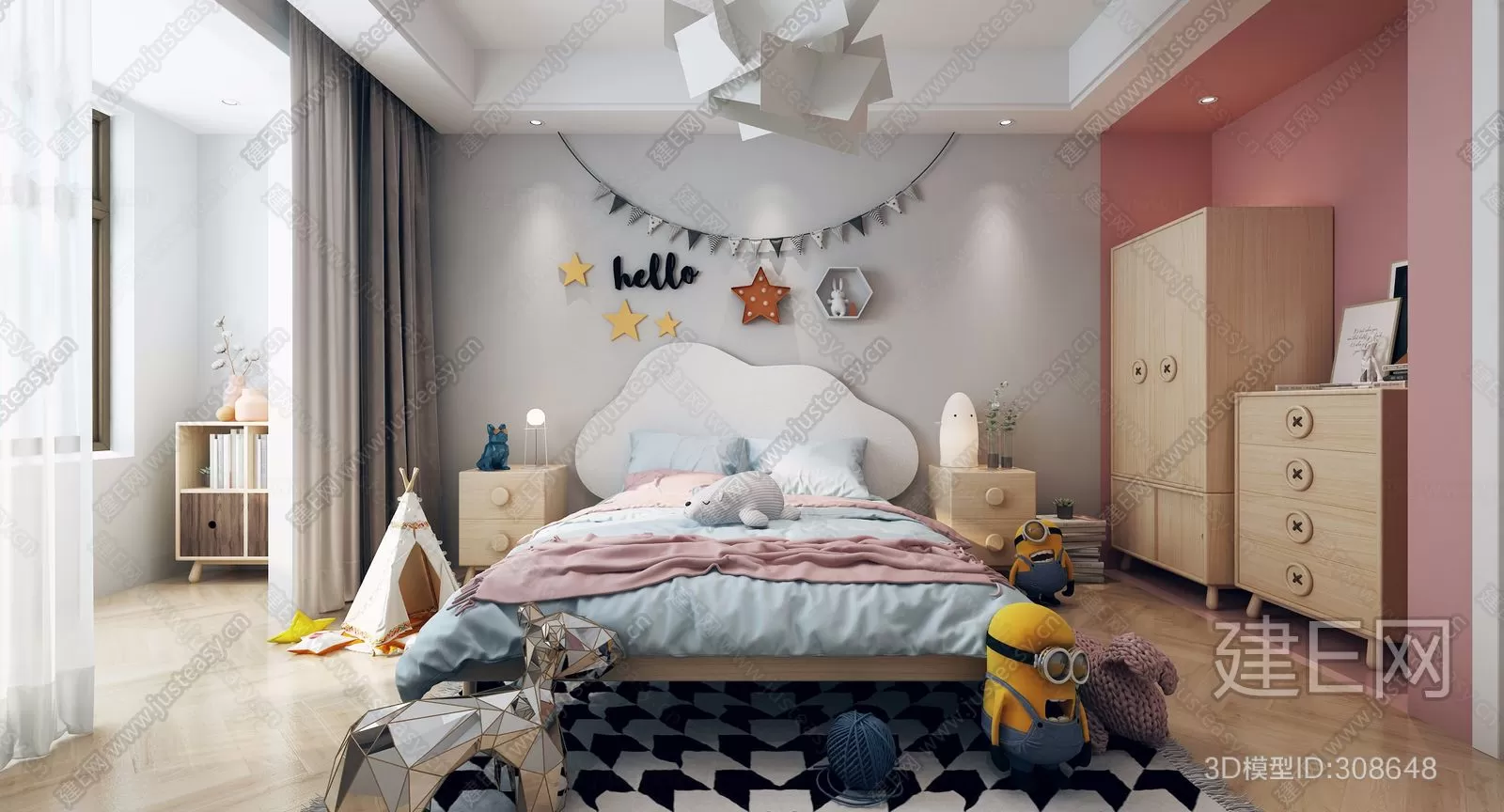 CHILDROOM – 3D SCENES – VRAY – 158