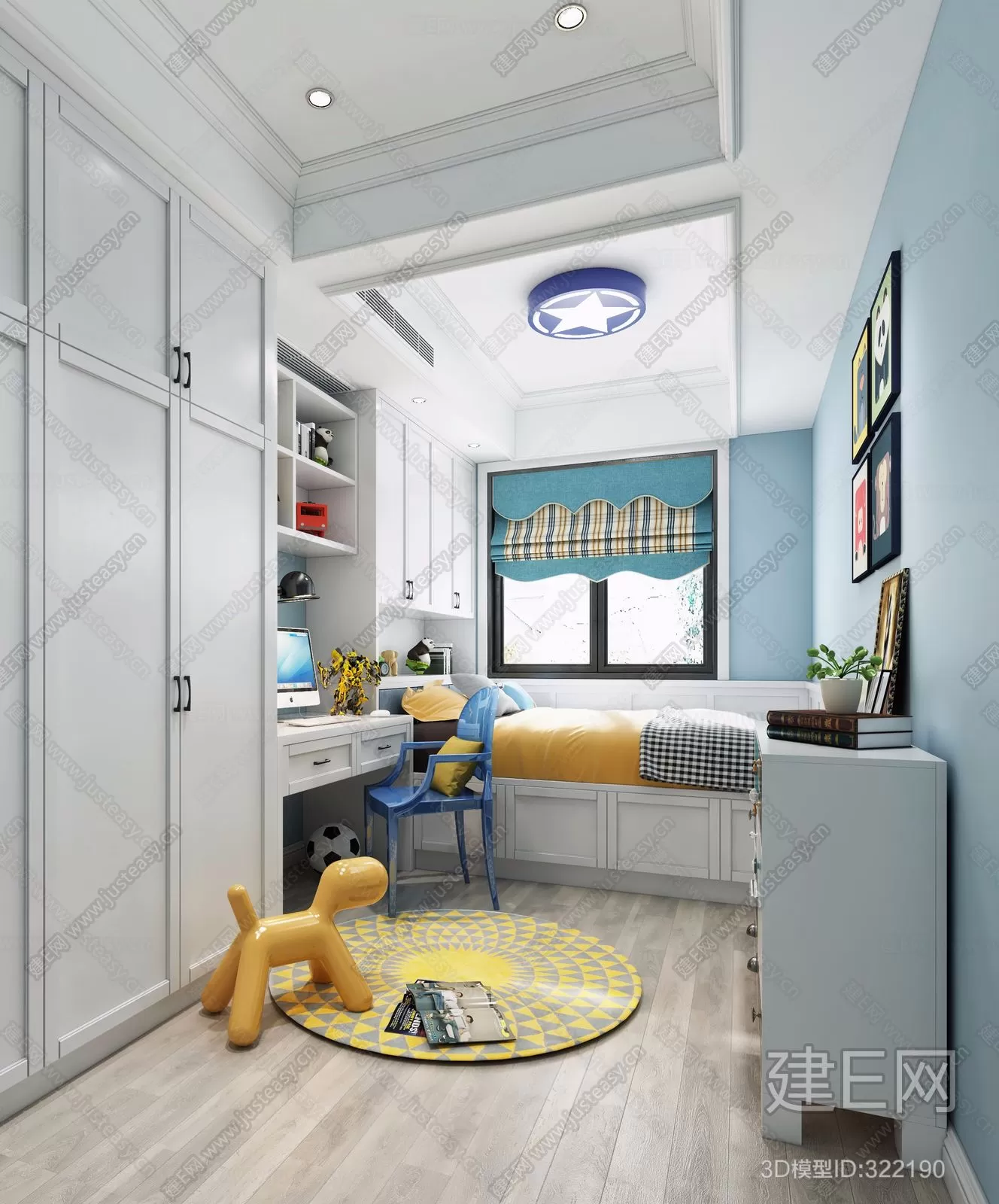 CHILDROOM – 3D SCENES – VRAY – 159