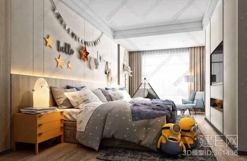 CHILDROOM – 3D SCENES – VRAY – 167