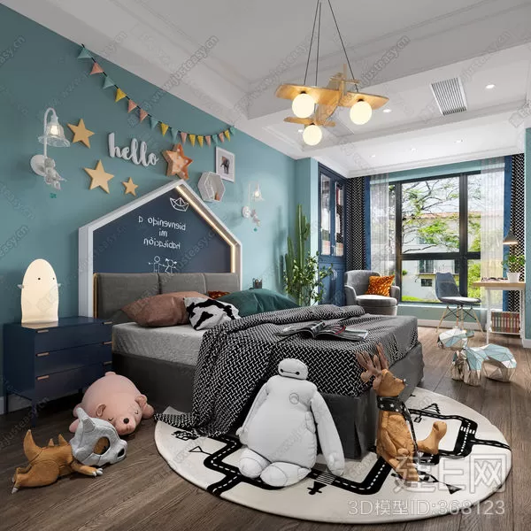 CHILDROOM – 3D SCENES – VRAY – 171