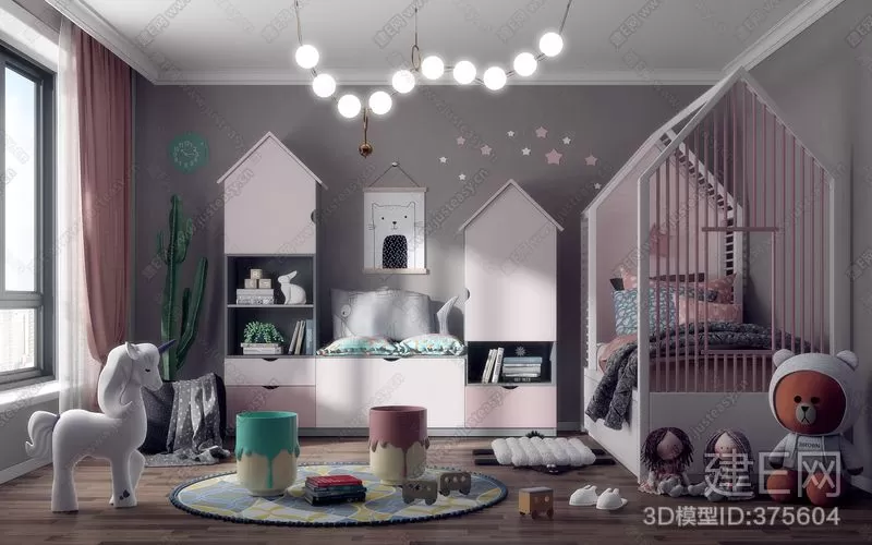 CHILDROOM – 3D SCENES – VRAY – 173