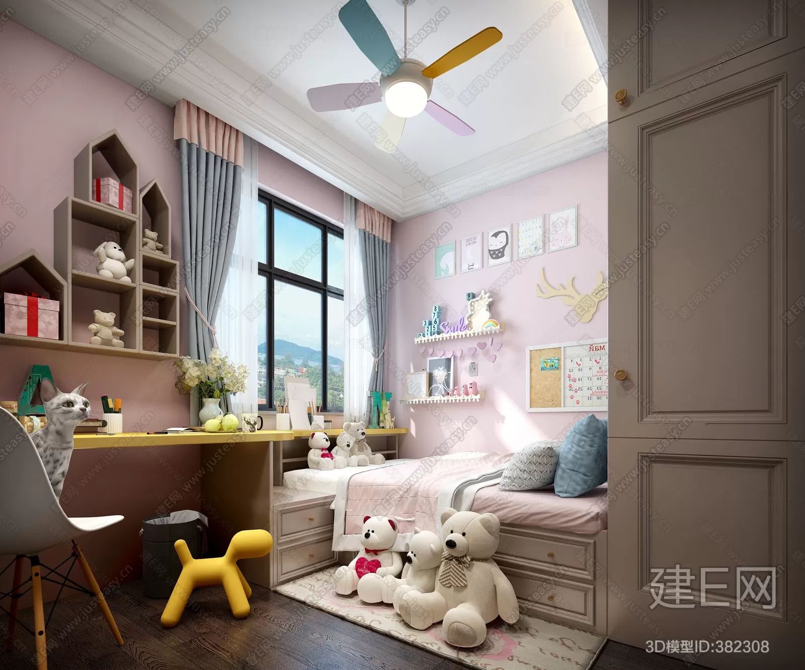 CHILDROOM – 3D SCENES – VRAY – 176