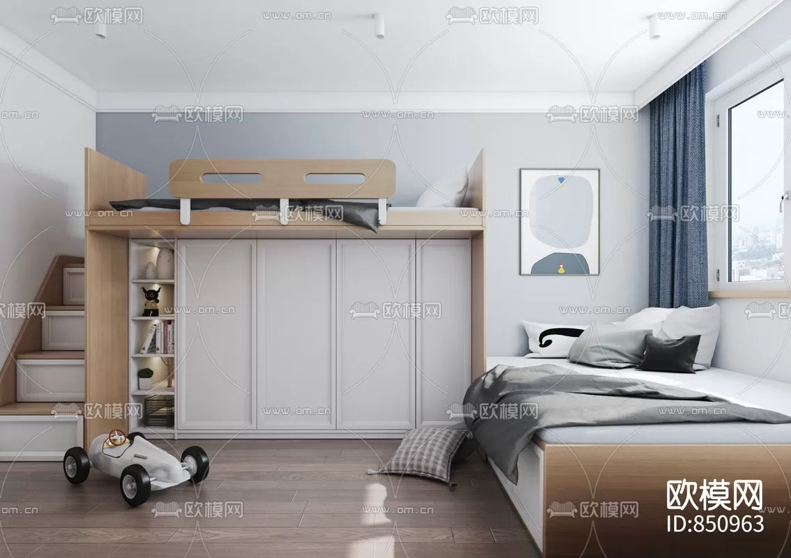 CHILDROOM – 3D SCENES – VRAY – 179