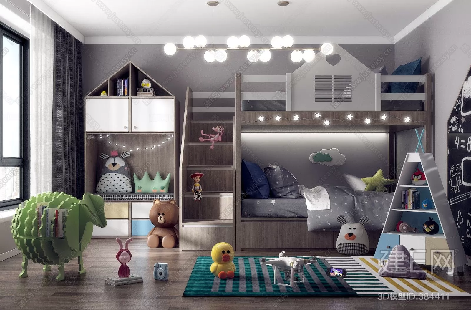 CHILDROOM – 3D SCENES – VRAY – 180