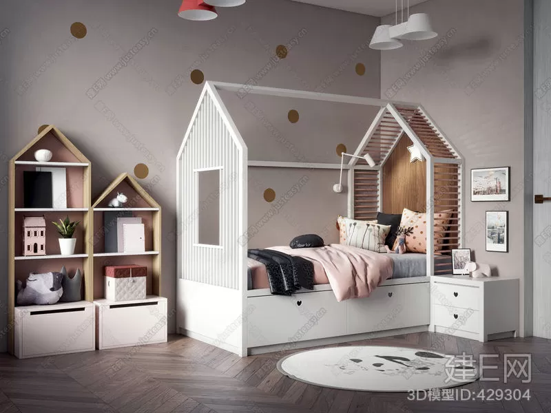 CHILDROOM – 3D SCENES – VRAY – 189