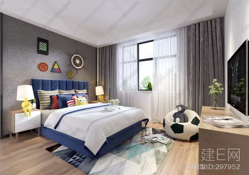 CHILDROOM – 3D SCENES – VRAY – 193