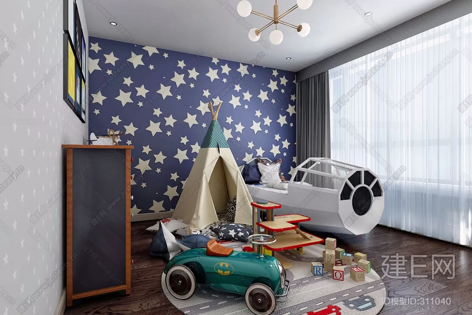 CHILDROOM – 3D SCENES – VRAY – 197
