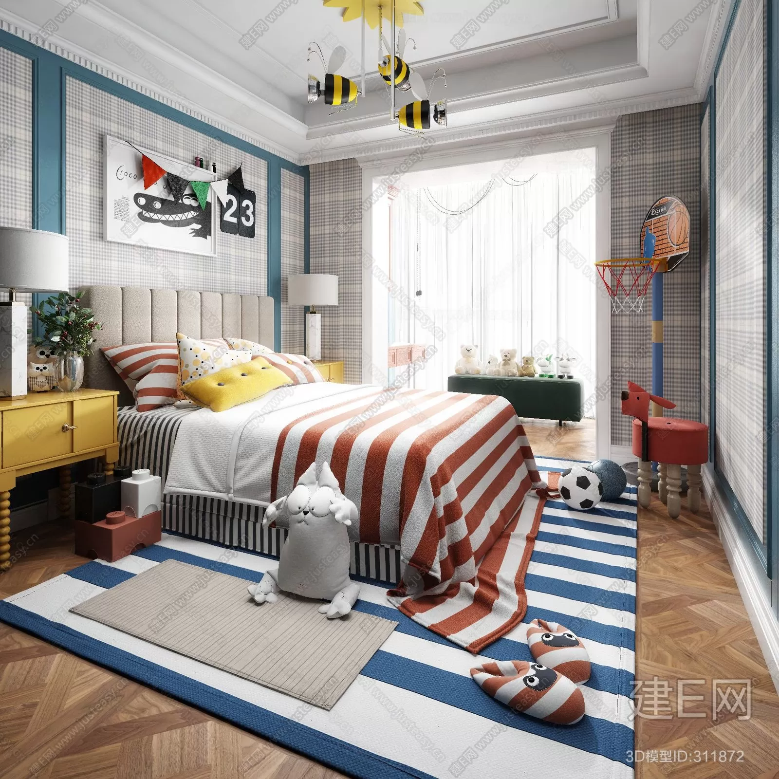 CHILDROOM – 3D SCENES – VRAY – 198