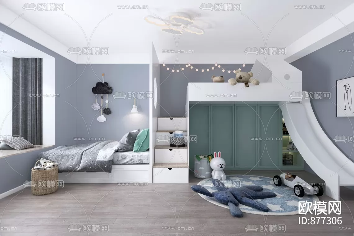 CHILDROOM – 3D SCENES – VRAY – 201