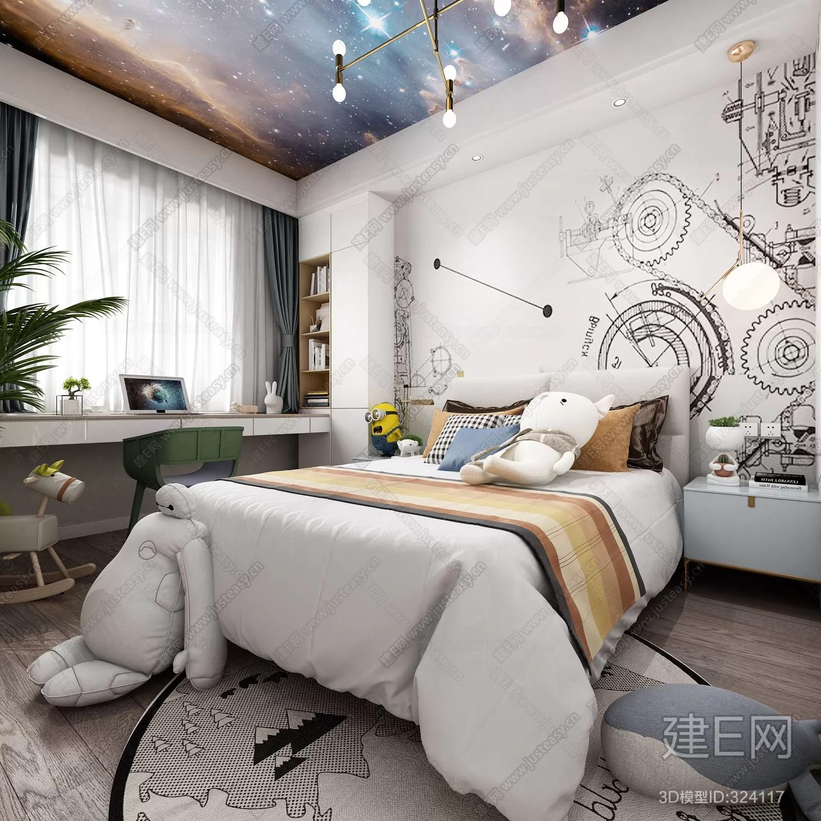 CHILDROOM – 3D SCENES – VRAY – 205