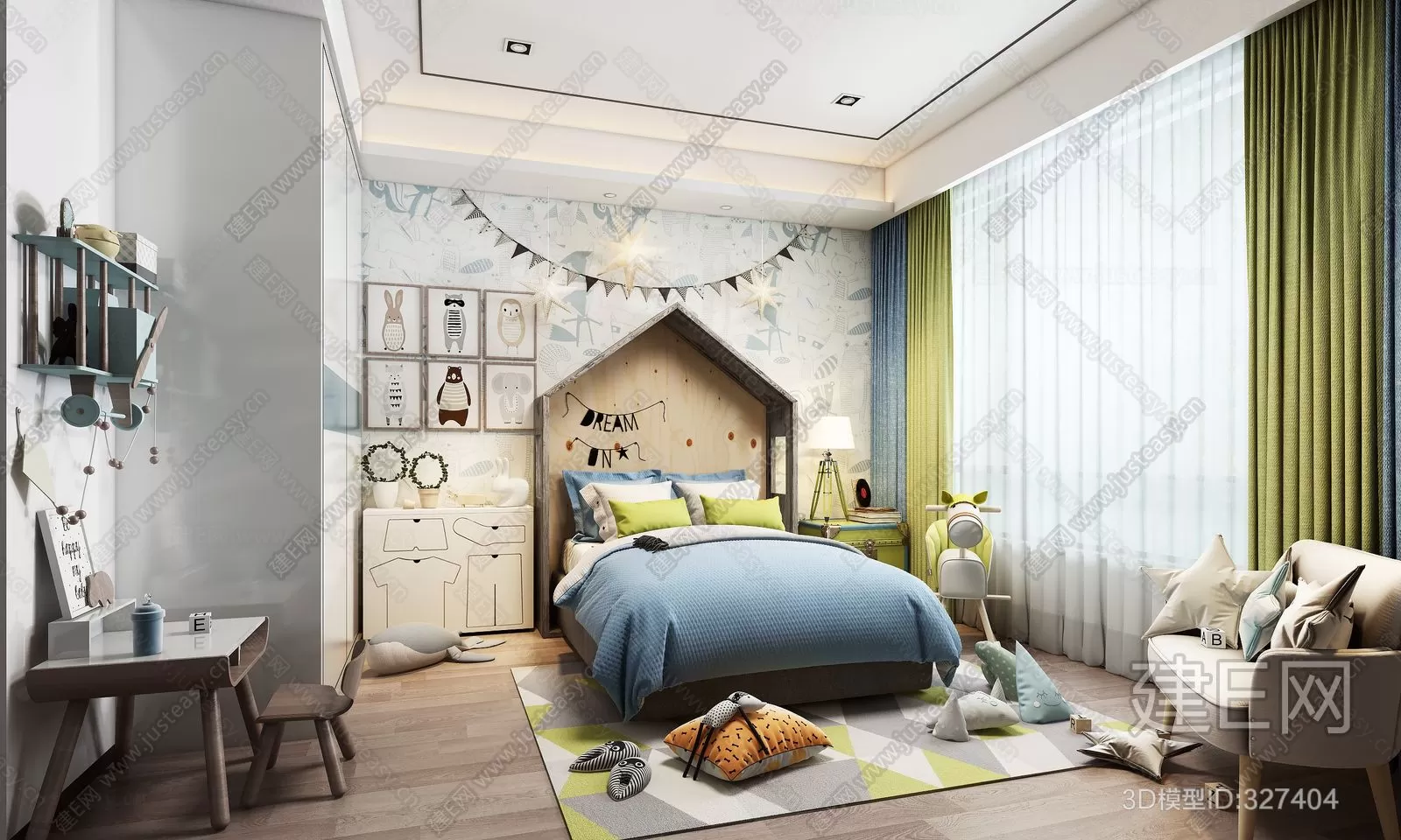 CHILDROOM – 3D SCENES – VRAY – 207