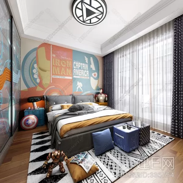 CHILDROOM – 3D SCENES – VRAY – 213