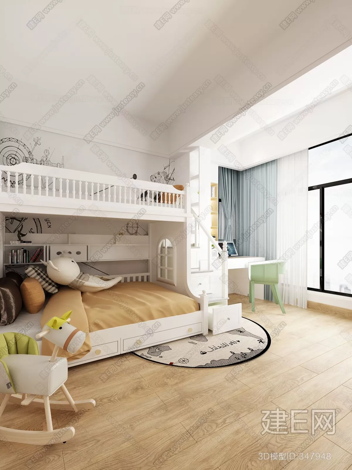 CHILDROOM – 3D SCENES – VRAY – 216